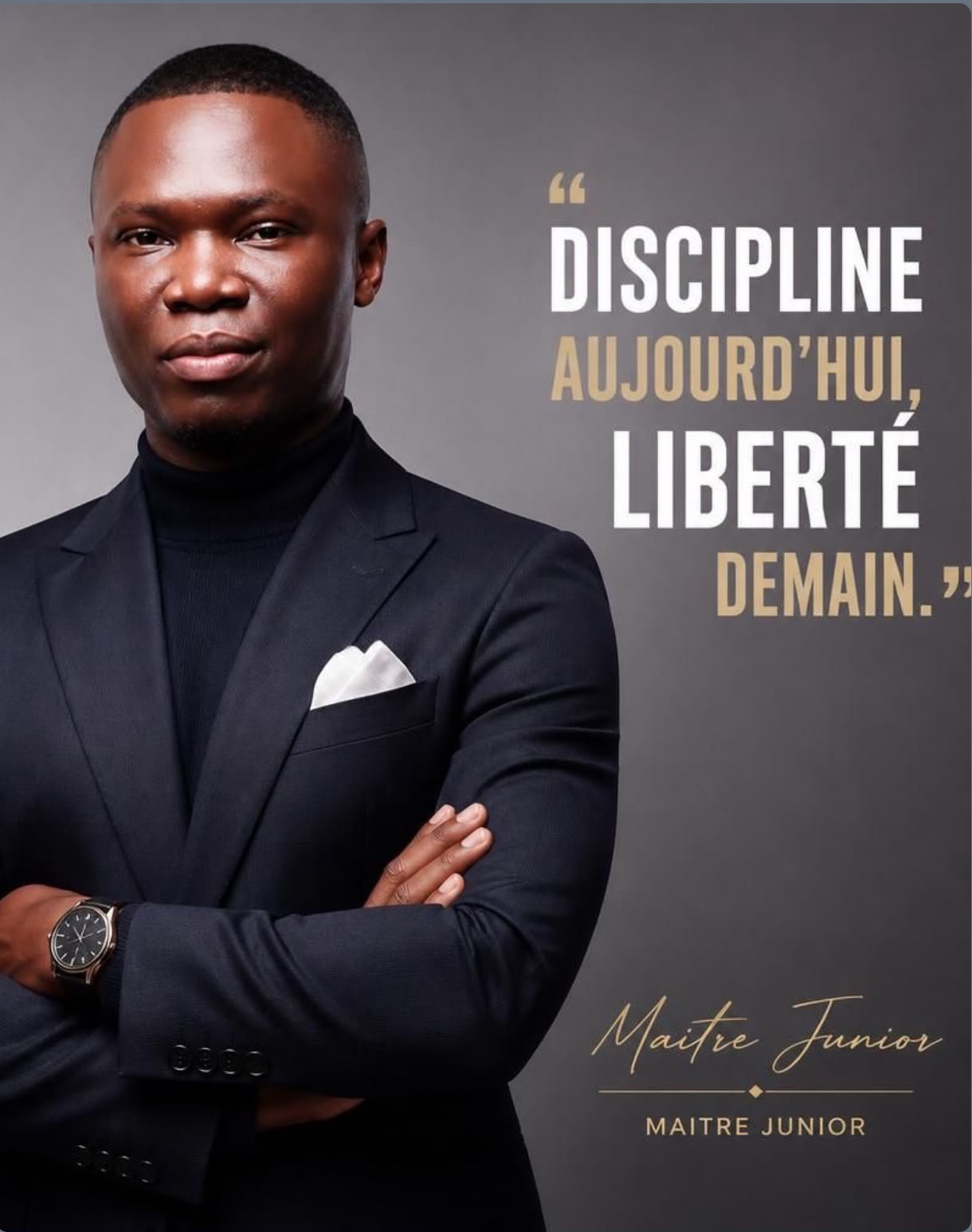 Portrait de Maître Junior Golson Dokodo Zima